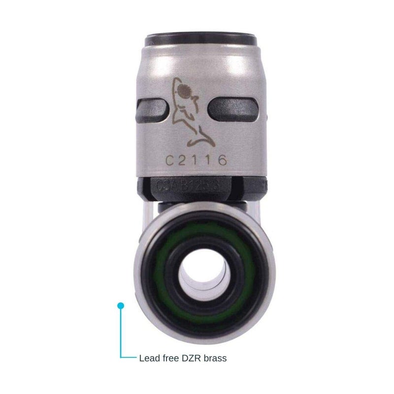 SharkBite 1/2 Inch EvoPEX Tee, Pack of 3, Push to Connect Plumbing Fitting, PEX, K362Z3 - Image 2